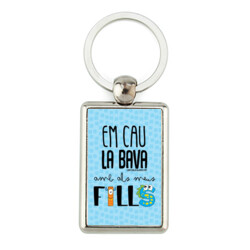 "EM CAU LA BAVA AMB ELS MEUS FILLS" Clauer metal.lic