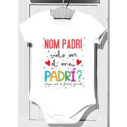 "VOLS SER LEL MEU PADRÍ Personalitzat" Body m/curta nadó