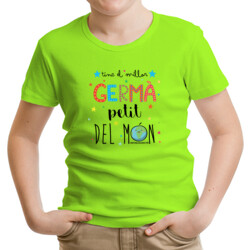 "TINC EL MILLOR GERMÀ PETIT DEL MÓN" Samarreta nen/nena m/curta