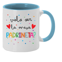 "EVA PADRINETA" Tassa personalitzada color interior