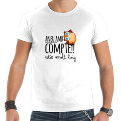 "ANEU AMB COMPTE, ESTIC MOLT BOIG" Samarreta Home m/curta