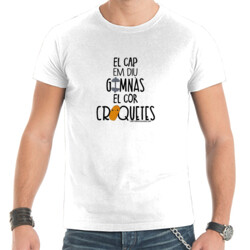 "EL COR CROQUETES" Samarreta home m/curta