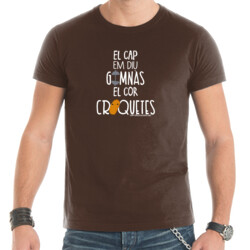 "EL COR CROQUETES" Samarreta home m/curta