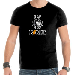 "EL COR CROQUETES" Samarreta home m/curta