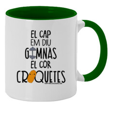 "EL COR CROQUETES" Tassa color interior