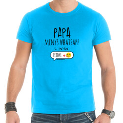 "PAPA, MENYS WHATSAPP I MÉS PETONS" Samarreta Home m/curta