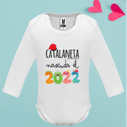 "CATALANETA NASCUDA EL 2022" body nadó màniga llarga