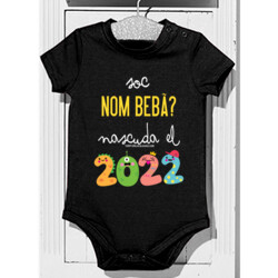 "SOC (NOM BEBÈ) NASCUDA EL 2022" Body bebè personalitzat