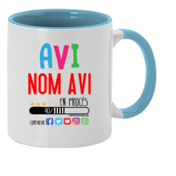 "AVI, EN PROCÉS" Tassa personalitzada per anunciar un embaràs