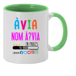"ÀVIA, EN PROCÉS" Tassa personalitzada per anunciar un embaràs