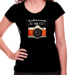 "ELS MILLORS MOMENTS, NO TENEN FOTO" Samarreta Dona m/curta