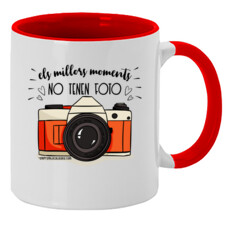 "ELS MILLORS MOMENTS, NO TENEN FOTO" tassa color