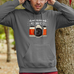 "ELS MILLORS MOMENTS NO TENEN FOTO" Dessuadora UNISEX amb caputxa