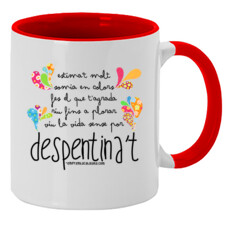 "TASSA PERSONALITZADA COLLA PESSIGOLLA" Tassa color