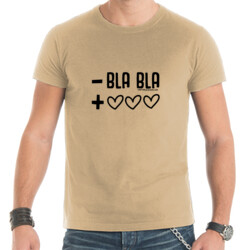 " - BLA BLA + AMOR" Samarreta home