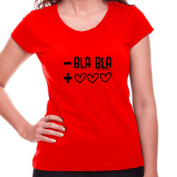 " - BLA BLA + AMOR" Samarreta dona