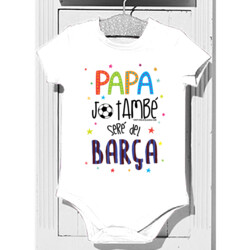 "PAPA JO TAMBÉ SERÉ DEL BARÇA" Body nadó