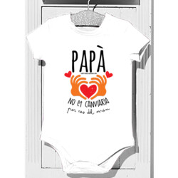 "PAPA, NO ET CANVIARIA PER RES DEL MÓN" Body m/curta bebè