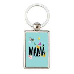 "MAMÀ" Clauer rectangular metàl·lic