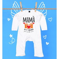 "MAMÀ NO ET CANVIARIA PER RES DEL MÓN" Pijama m/llarga bebè
