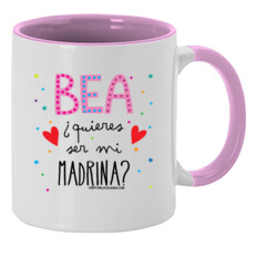 "TAZA PERSONALIZADA PARA BEA" Tassa color castellà