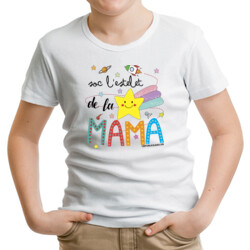 "SOC L'ESTELET DE LA MAMA" Samarreta nens personalitzada