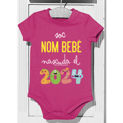 "NASCUDA EL 2024 AMB NOM" Body nadó personalitzable colors foscos