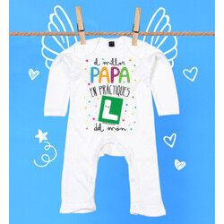 "EL MILLOR PARE DEL MÓN" Pijama m/llarga bebè