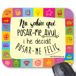 "FELIÇ" Catifa pel ratolí