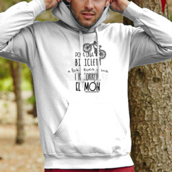 "BICI" Dessuadora UNISEX amb caputxa