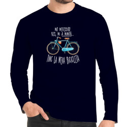 "BICICLETA blava" Samarreta Home m/llarga