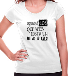 "ULL DE LA CARA" Samarreta Dona m/curta