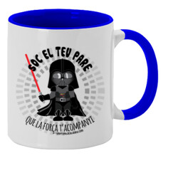 "STARWARS - SOC EL TEU PARE" Tassa color interior