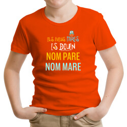 "NOM PARES" Samarreta NENS/NENES PERSONALITZABLE
