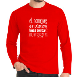 "SOMRIURE" Samarreta home m/llarga