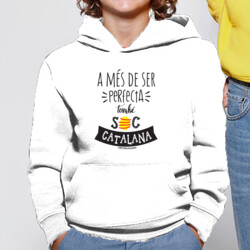 "PERFECTA" Dessuadora UNISEX amb caputxa