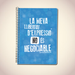 "LLIBERTAT D´EXPRESSIÓ" Llibreta A5