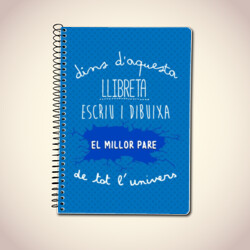 "MILLOR PARE" Libreta A5