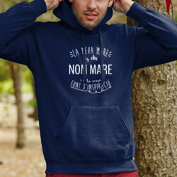 "LA MEVA MARE ÉS LA MEVA FONT D'INSPIRACIO"  Dessuadora UNISEX amb caputxa personalitzable