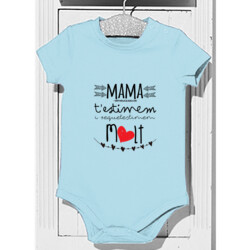 "MAMA T'ESTIMEM I REQUETESTIMEM MOLT" Body bebè