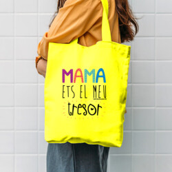 "TRESOR mama" Bossa TOTE cotó