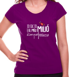 "JO SOC JO I EL MEU MILIÓ D'IMPERFECCIONS" Samarreta Dona M/CURTA